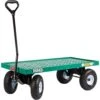 Farm Tuff Deck Wagon, 20in X 40in Plastic Tray With Pneumatic Tires
