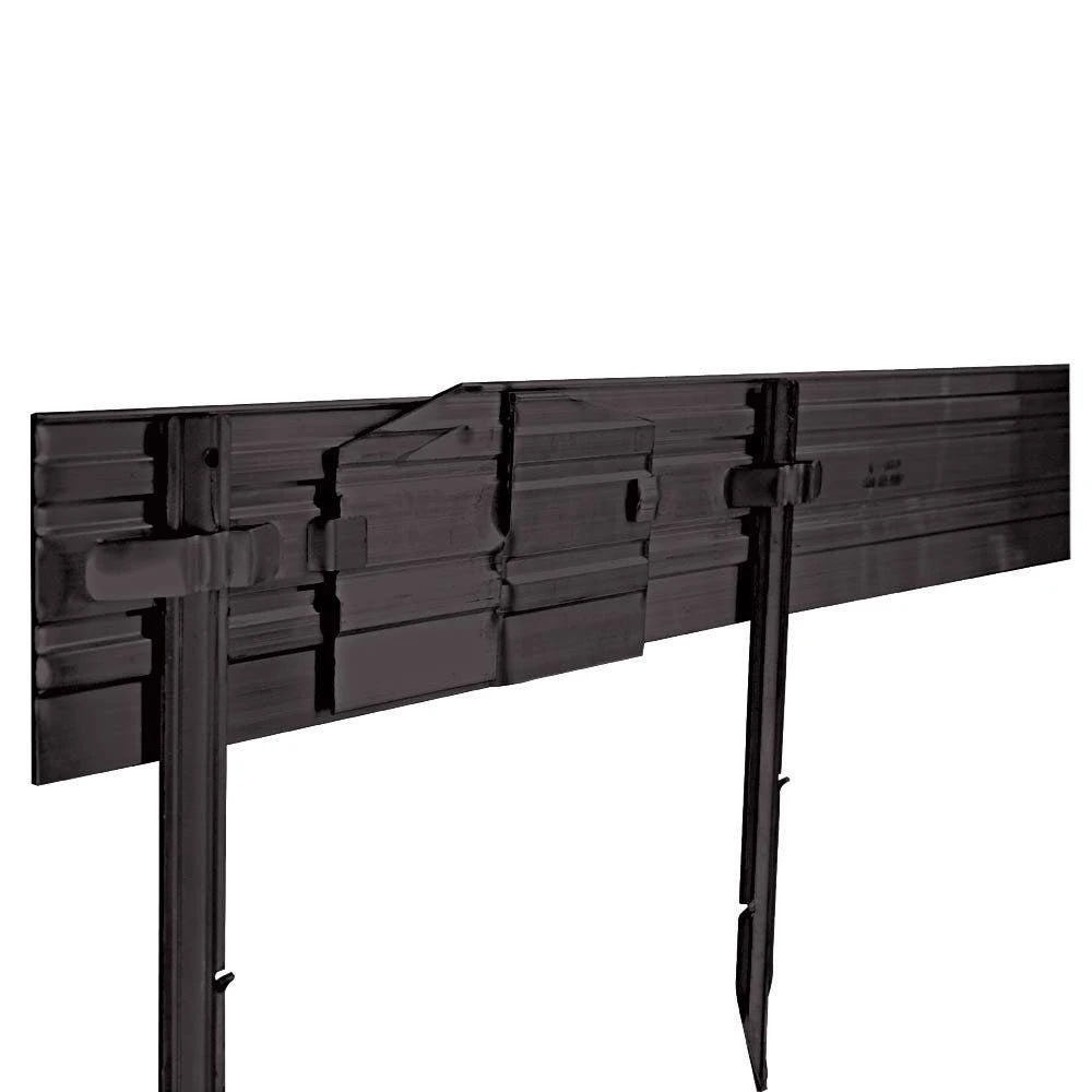 Permaloc Cleanline Aluminum Landscape Edging Black Anodized - 240' Kit (15 16' Sections, Includes 75 Stakes) 3 Permaloc Cleanline Aluminum Landscape Edging Black Anodized - 240' Kit (15 16' Sections, Includes 75 Stakes)