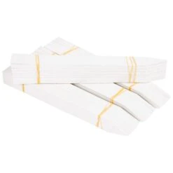 Extra-Wide Plastic Pot Marking Stakes, 1-1/4in X 12in, White, Box Of 100 Stakes -Amleos 1210w 1