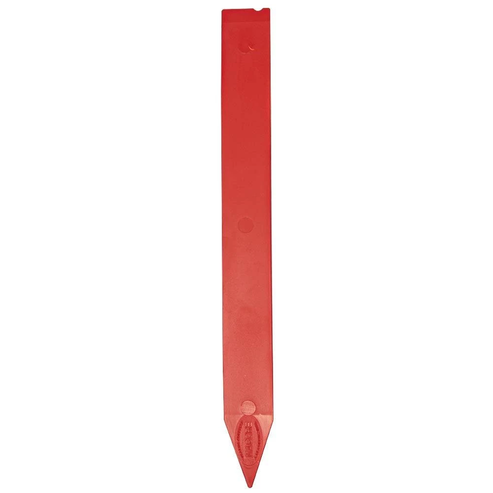 Extra-Wide Plastic Pot Marking Stakes, 1-1/4in X 12in, Red, Box Of 100 Stakes 3 Extra-Wide Plastic Pot Marking Stakes, 1-1/4in X 12in, Red, Box Of 100 Stakes