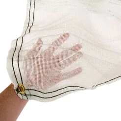 Poly Tarp, "Burlap" Woven Polypropylene With 3ft Spaced Grommets, 12-1/2ft X 18ft -Amleos 1218pp 3