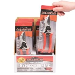 Traditional Bypass Pruner Display Box With 12 Pruners By A.M. Leonard -Amleos 1286db 3
