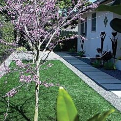 Permaloc® PermaStrip™ L-Shaped Aluminum Lawn Edging With Solid Base - Mill Finish 8 Permaloc® PermaStrip™ L-Shaped Aluminum Lawn Edging With Solid Base - Mill Finish -Amleos 14300 installed 2