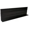 Permaloc® PermaStrip™ L-Shaped Aluminum Lawn Edging With Solid Base - Black Duraflex -Amleos 14303
