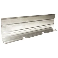 Permaloc® PermaStrip™ L-Shaped Aluminum Lawn Edging With Notched Base - Mill Finish