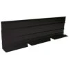 Permaloc® PermaStrip™ L-Shaped Aluminum Lawn Edging With Notched Base - Black Duraflex -Amleos 14353