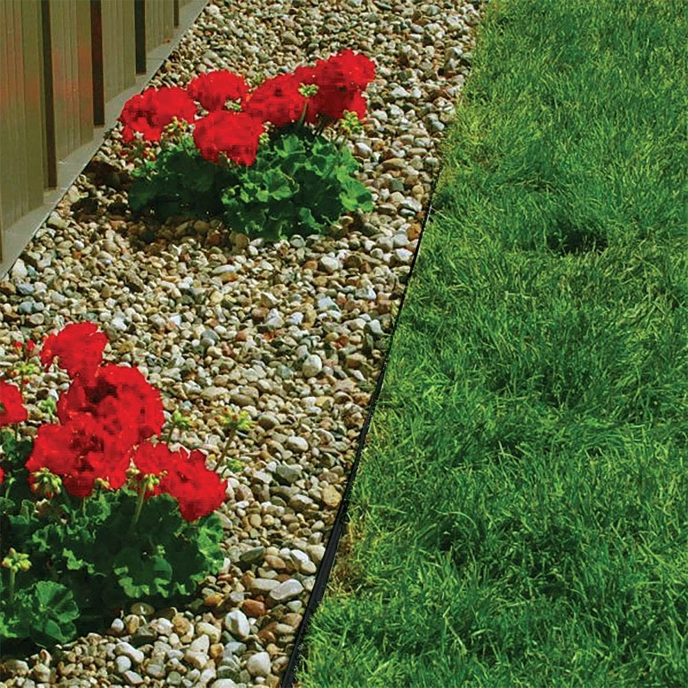 Permaloc® PermaStrip™ L-Shaped Aluminum Lawn Edging With Notched Base - Black Duraflex 5 Permaloc® PermaStrip™ L-Shaped Aluminum Lawn Edging With Notched Base - Black Duraflex - Image 3