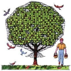 Polypropylene Bird Control Netting, 14ft X 14ft, 3/4in Square Mesh By Tenax 7 Polypropylene Bird Control Netting, 14ft X 14ft, 3/4in Square Mesh By Tenax -Amleos 144pn 1