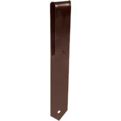 Edging Splicing Stake, 14-Gauge Steel, Brown, 12in Length By COL-MET
