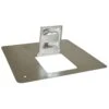 Base Adapter For 10in X 19-3/4in Sign Holders, Galvanized Steel Construction -Amleos 16ba 2