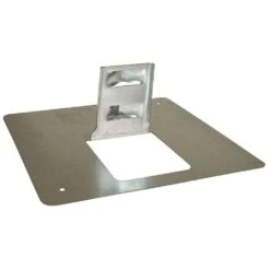 Base Adapter For 10in X 19-3/4in Sign Holders, Galvanized Steel Construction