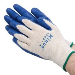Latex-Coated Knitted Cotton Work Gloves, Size Large By Kinco
