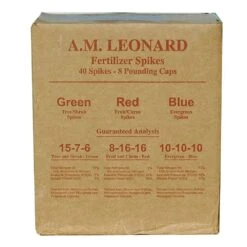 Fertilizer Stakes, 8-16-16 Formula For Fruit And Ornamental Trees, Box Of 40 Stakes By A.M. Leonard