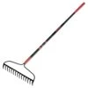 RAZOR-BACK FORGED STEEL BOW RAKE WITH FIBERGLASS HandLE -Amleos 18767 2