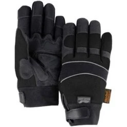 Majestic Black Waterproof Gloves - Size Large
