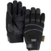 Majestic Black Waterproof Gloves - Size Medium -Amleos 2145blk md