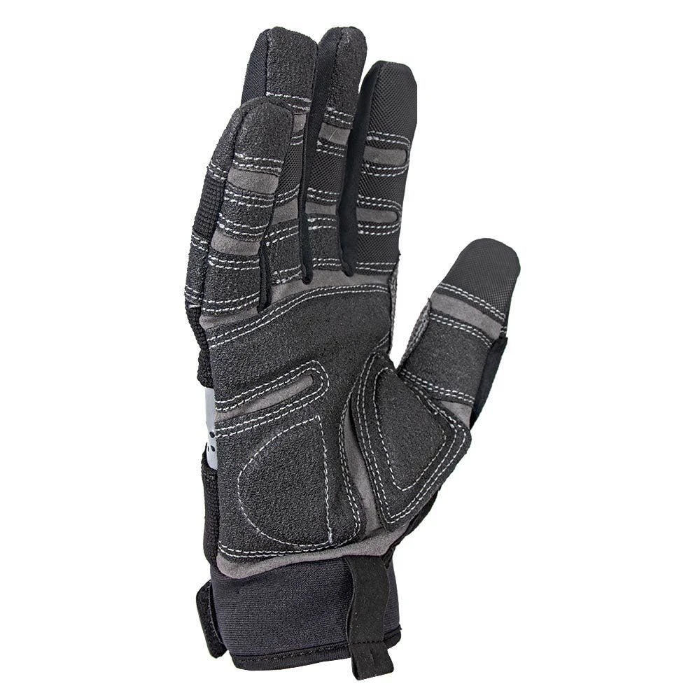 Kincopro General Black And Gray Suede Gloves, Medium 4 Kincopro General Black And Gray Suede Gloves, Medium - Image 2