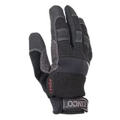 Kincopro General Black And Gray Suede Gloves, Extra Large -Amleos 241 l5am top 1 1