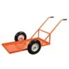 Leonard Flatbed 2-Wheel Nursery Cart, 2ft X 4ft Low Deck, 850 Lb Capacity -Amleos 2448lw 4