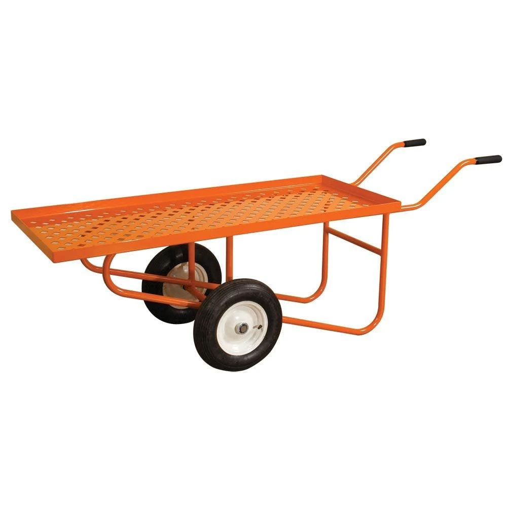 Leonard Flatbed 2-Wheel Nursery Cart, 2ft X 5ft Deck, 850 Lb Capacity 4 Leonard Flatbed 2-Wheel Nursery Cart, 2ft X 5ft Deck, 850 Lb Capacity - Image 2