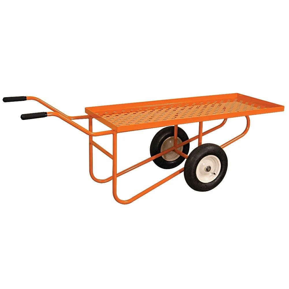 Leonard Flatbed 2-Wheel Nursery Cart, 2ft X 5ft Deck, 850 Lb Capacity 5 Leonard Flatbed 2-Wheel Nursery Cart, 2ft X 5ft Deck, 850 Lb Capacity - Image 3