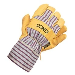 Glove Otto Striped Canvas Fabric, Heatkeep Thermal Insulation, LG -Amleos 27 l4am hands