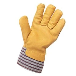 Glove Otto Striped Canvas Fabric, Heatkeep Thermal Insulation -Amleos 27 l4am palm 3