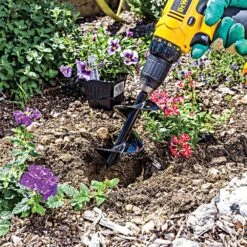 Power Planter Bulb Auger & Bedding Plant Tool -Amleos 307 blk 7