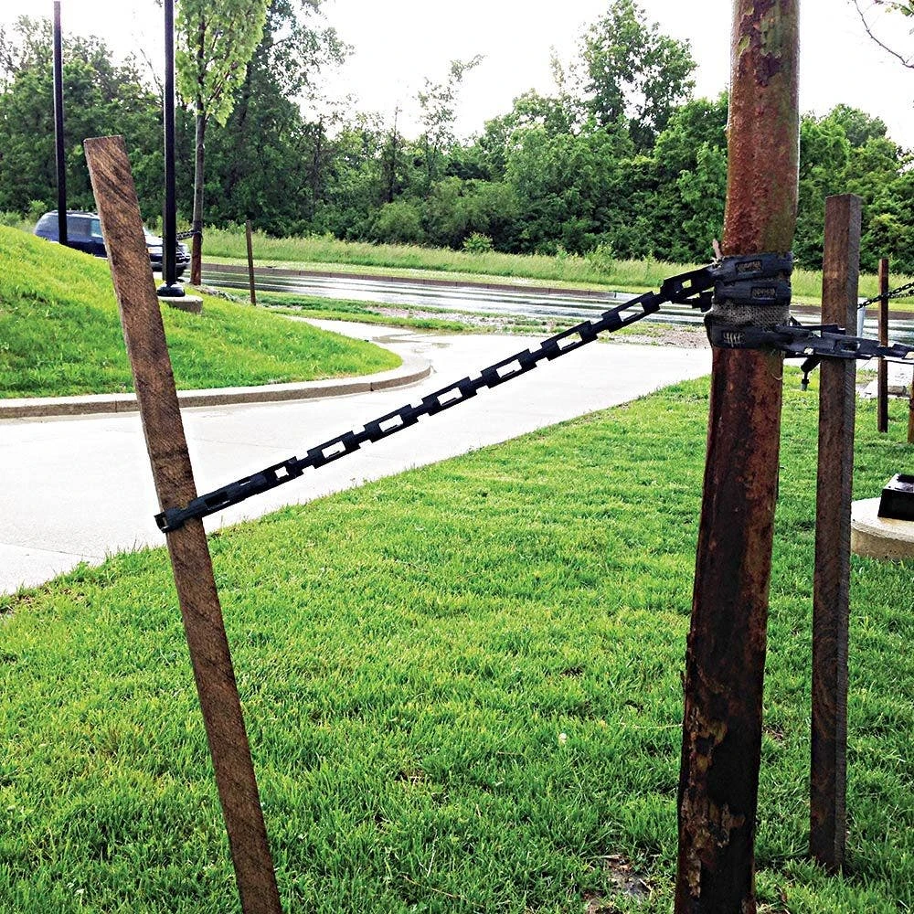 Adj-A-Tye Chain Lock, Medium-Duty Rubber Chain, 250ft By A.M. Leonard 4 Adj-A-Tye Chain Lock, Medium-Duty Rubber Chain, 250ft By A.M. Leonard - Image 2