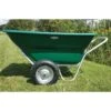 Muller's Original Smart Cart, Green 12 Cu. Ft. Tray With 16" Flat Free Wheels -Amleos 312gbt ff