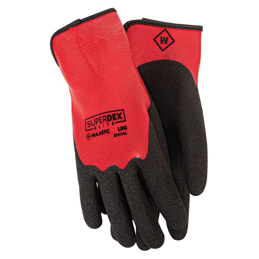 Micro Crinkle/Full Dip Latex, Nylon Glove 4 Micro Crinkle/Full Dip Latex, Nylon Glove - Image 2