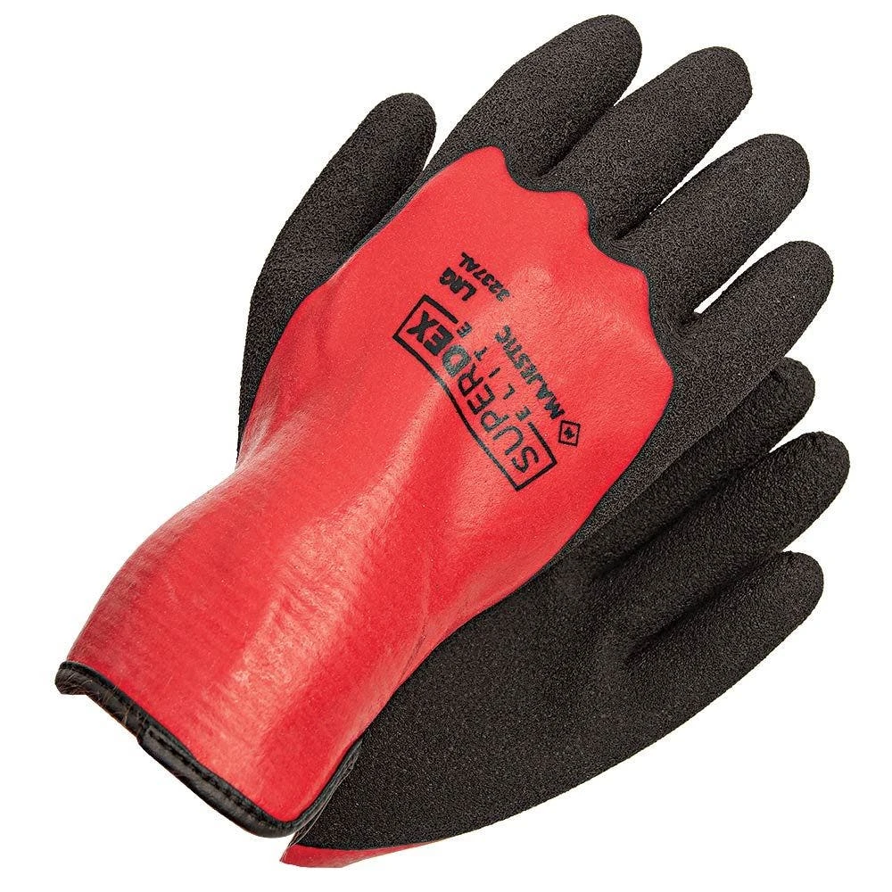 Micro Crinkle/Full Dip Latex, Nylon Glove 3 Micro Crinkle/Full Dip Latex, Nylon Glove
