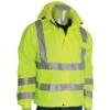 Breathable High-Visibility Rain Jacket, 2XL -Amleos 3532bc 2xl