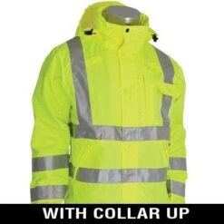 Breathable High-Visibility Rain Jacket, MD 5 Breathable High-Visibility Rain Jacket, MD -Amleos 3532bc md 1