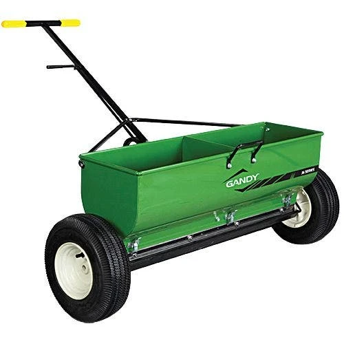 Drop Spreader With 120lb Steel Hopper And Pneumatic Tires By Gandy 4 Drop Spreader With 120lb Steel Hopper And Pneumatic Tires By Gandy - Image 2