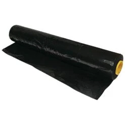 Poly Mulch Sheeting, Black, 1.5mil, 4ft X 1,000ft