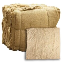 Premium Untreated Burlap Squares, 7oz, 40in X 40in, Bale Of 250 Squares