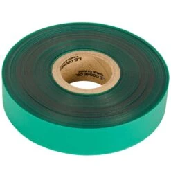 Plant Tie Ribbon, Heavy-Duty, Green, 12mil X 1in X 100ft, Pack Of 12