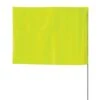 Vinyl Marking Flags, Lime, 4in X 5in Flag With 30in Wire Shaft, Bundle Of 100 Flags -Amleos 45g 9l 1