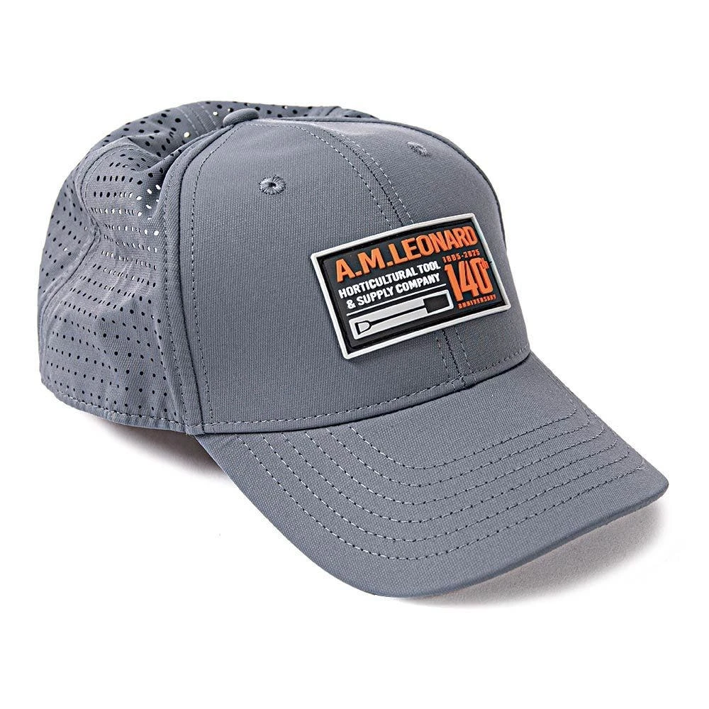 A.M. Leonard 140th Anniversary Perforated Polyester Cap - Gray 3 A.M. Leonard 140th Anniversary Perforated Polyester Cap - Gray