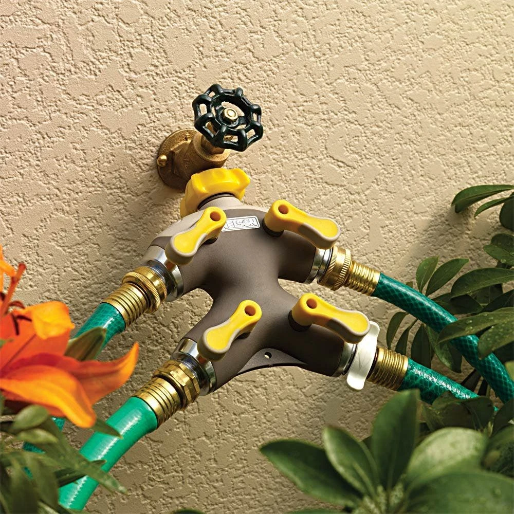 Nelson 4-Way Water Splitter/Shut Off Valve 4 Nelson 4-Way Water Splitter/Shut Off Valve - Image 2