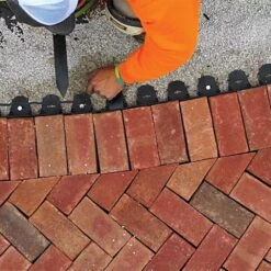 Edgelock Paver Edging Kit With Nylon Stakes 12 Edgelock Paver Edging Kit With Nylon Stakes -Amleos 63008 2