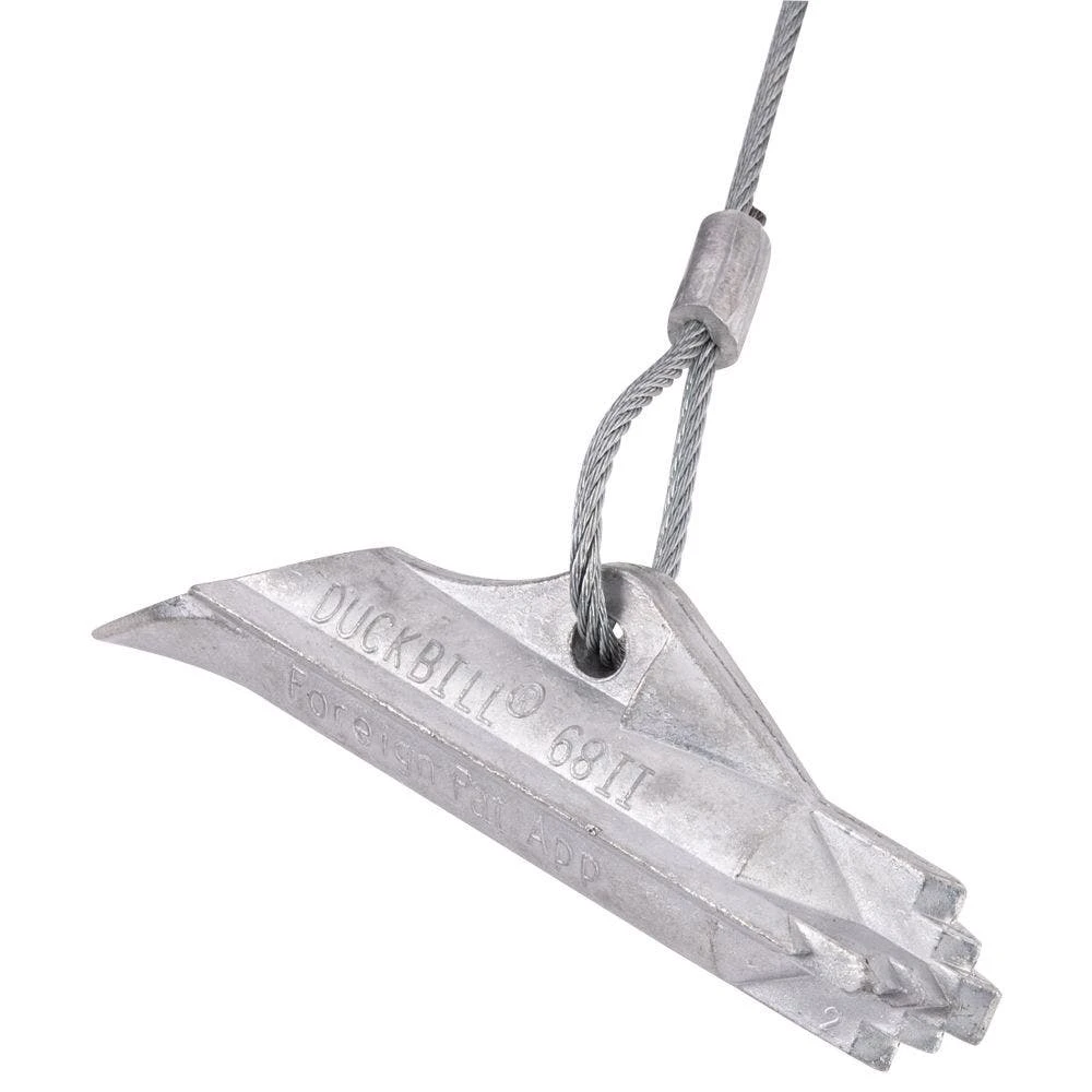 Duckbill Earth Anchor Kitwith 13ft Cable, Up To 6in Caliper, 1,100lb Rating By MacLean 4 Duckbill Earth Anchor Kitwith 13ft Cable, Up To 6in Caliper, 1,100lb Rating By MacLean - Image 2