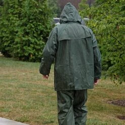 Premium PVC-Coated Polyester 2-Piece Rainsuits -Amleos 71 1000 3