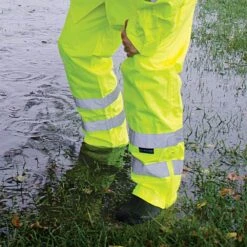 Majestic Hi-Vis High-Visibility Class III Rainwear Jacket - Size Extra Large -Amleos 751351 4 6