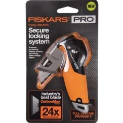 Fiskars Pro Folding Utility Knife -Amleos 770030 3