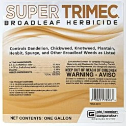 Super Trimec Post-Emergent Broadleaf Herbicide For Turf, 1 Gallon 9 Super Trimec Post-Emergent Broadleaf Herbicide For Turf, 1 Gallon -Amleos 78566 label