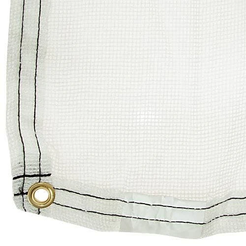 Poly Tarp, "Burlap" Woven Polypropylene With 3ft Spaced Grommets, 8ft X 12ft 3 Poly Tarp, "Burlap" Woven Polypropylene With 3ft Spaced Grommets, 8ft X 12ft