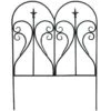 Scroll And Finial Garden Edging Case Of 10 -Amleos 87405 4