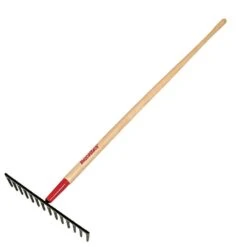 Road Rake With 14-Tine Forged Steel Head And 66in Hardwood Handle By Razor-Back®